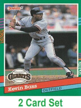 Kevin Bass Baseball Card Collection